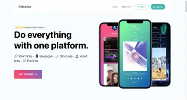 66biolinks - Bio Links, URL Shortener, QR Codes Saas