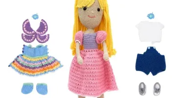 Boneca Jéssica em amigurumi