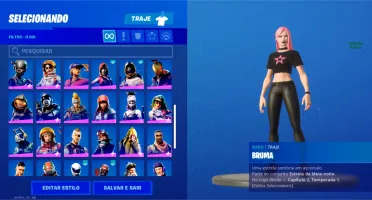 Conta de Fortinite Season 3 com glow pc/ps4/celular