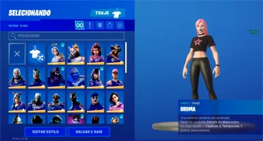 Conta de Fortinite Season 3 com glow pc/ps4/celular