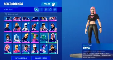 Conta de Fortinite Season 3 com glow pc/ps4/celular