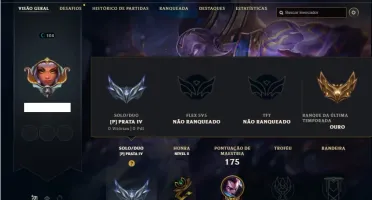 Conta prata 4 com 70 Champs e 33 Skin + RYZE TRIUNFANTE RARA
