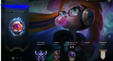 CONTA DE LOL TOPZERA DIAMANTE 3