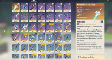 genshin impact conta com eula + orgulho celestial AR-52