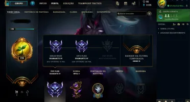 Conta diamante 4, 22 skins. Da uma olhada ae! Venda rápida!