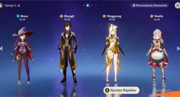 GENSHIN IMPACT - AR 41 - AST MONA + ZHONGLI + RESINA