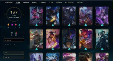 Conta lol ouro 4 137 skins