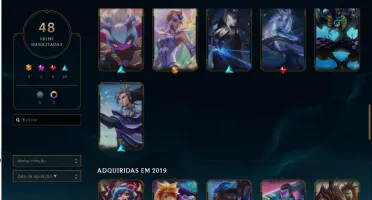 Conta LoL Ex Gold 3