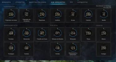 Conta New World Level 65 (Todos Troféis e Todas as Mesas)