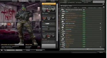 Conta antiga, Combat Arms com varias armas permanente