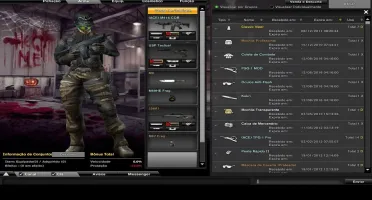 Conta antiga, Combat Arms com varias armas permanente