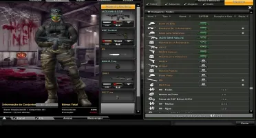Conta antiga, Combat Arms com varias armas permanente
