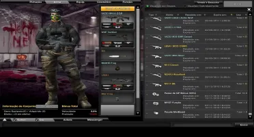 Conta antiga, Combat Arms com varias armas permanente