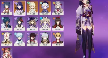 Ayaka, Kazuha, Raiden Ar40