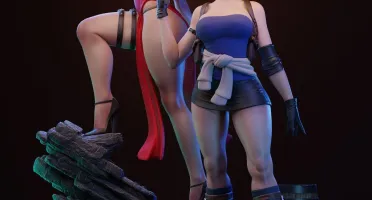 Jill Valentine Resiedent Evil 3d stl