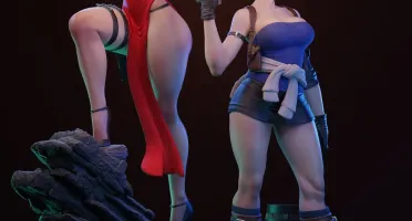 Jill Valentine Resiedent Evil 3d stl