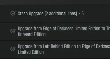 Escape From Tarkov Eod+Unheard+Snowball+ Prestige 4+ 2.4Hrs