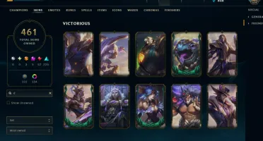Conta de LoL Negociavel LvL 574 | 461 Skins | Elo Esmeralda