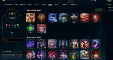 Conta de LoL Negociavel LvL 574 | 461 Skins | Elo Esmeralda
