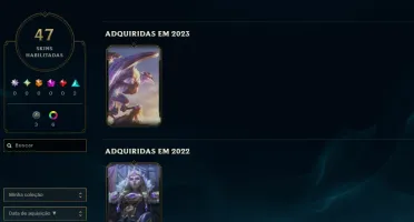 [Entrega Automática] Conta Lol Ouro, 47 Skins, 13K Ea, á mão