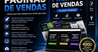🚀 +4.000 Páginas de Vendas Premium