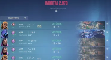 Conta de valorant IMORTAL (MMR alto)