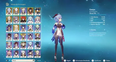 Andarilho, Ganyu, Ayaka + Bis, Dehya + Bis +++