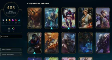 Conta Riot LoL + Valorant 402 Skins Vandal Champions 2025 Fu