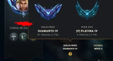 Conta Diamante Iv Solo Duo E Platina Iv Flex Main Rengar