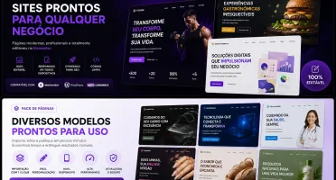 Pack 100% Editavel de Páginas/sites Prontos