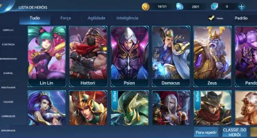 Conta Heroes Evolved Lev 21