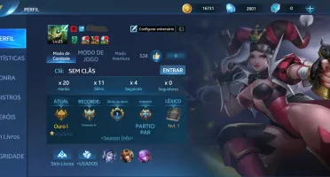 Conta Heroes Evolved Lev 21