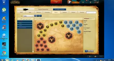 Conta Platina V com muitos Campeos e Skins