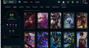 Conta League Of Legends 88 Skins Sou Confiavel Faço Desconto