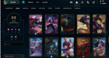 Conta League Of Legends 88 Skins Sou Confiavel Faço Desconto