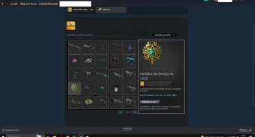 Conta Cs Go Quase 2K Horas Com Broches
