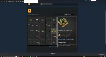 Conta Cs Go Quase 2K Horas Com Broches