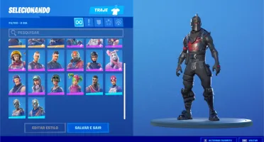 Conta Fortnite SKIN Cavaleiro Negro + O Ceifador +950 vbucks