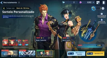 Conta Solo Leveling 6 Bonecos Ssr 2 Armas Ssr