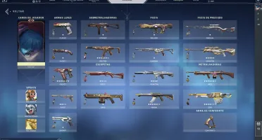 Conta Valorant Skins Magipunk,Sublime,Íon,Sentinela da luz