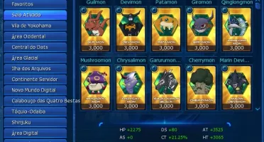 Conta LADMO servidor Omegamon com OX, Zeed, DB e mais