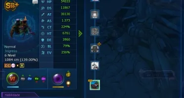Conta LADMO servidor Omegamon com OX, Zeed, DB e mais