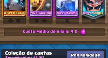 Clash Royale 6400 trofeus, 1kk gold, 1k gemas, 155 wins war