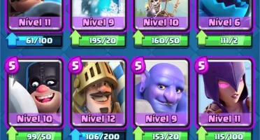 Clash Royale 6400 trofeus, 1kk gold, 1k gemas, 155 wins war
