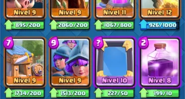 Clash Royale 6400 trofeus, 1kk gold, 1k gemas, 155 wins war