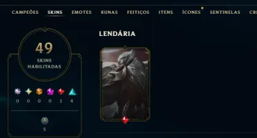 [Entrega Automática] Lol Ferro, 49 Skins, 1 Lendária, 8K Ea