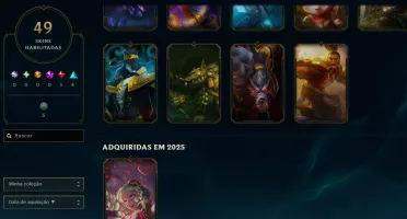 [Entrega Automática] Lol Ferro, 49 Skins, 1 Lendária, 8K Ea