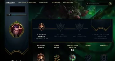 Conta Bronze Lol