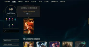 CONTA PLATINA 4 VARIAS SKINS