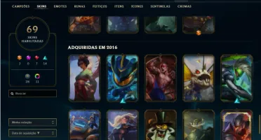 CONTA PLATINA 4 VARIAS SKINS